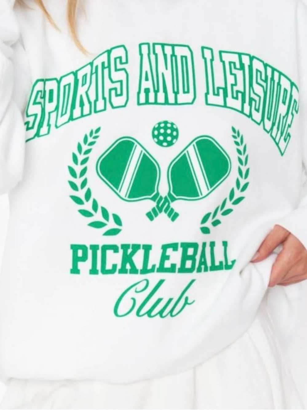 Show Me Your MuMu Sports and Leisure Pickleball Club Sweatshirt Size M